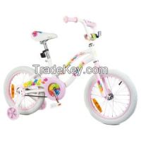 Tauki Colorful 16 inch Flowers Girl Bike, Pink