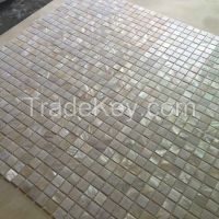 Polished White Shell Tile Kitchen Mother of pearl Mosaic