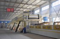 Corrugated cardboard production line