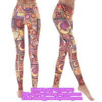 Custom Ladies Sports Yoga Leggings Gym Clothes Sexy Running Floral Print Yoga Tights Women Fitness Yoga Pants From Power Sky Garment Factory