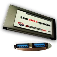 ExpressCard to 2 ports USB3.0     34mm