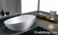 artificial stone solid surface bathtub