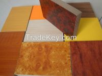 The lastest new style colorful standard size melamine faced mdf board used for furniture