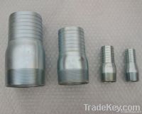 Galvanized king nipples.1/2-8 steel kc nipples