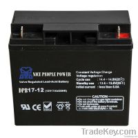 rechargeable sealed lead acid battery 12V17Ah