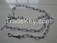 double loop dog chain