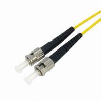 ST/PC Single Mode Duplex Fiber Optic Patch Cords with IL<0.2 and RL>60dB