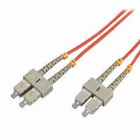 SC/PC Single-mode Duplex Fiber Optic Patch Cord with Low IL and High RL