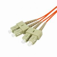 SC/PC Single-mode Duplex Fiber Optic Patch Cord with Low IL and High RL