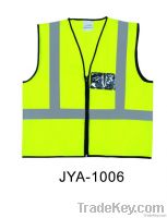 LED EL REFLECTIVE  SAFETY HIGH VIS VEST WAIST COAT