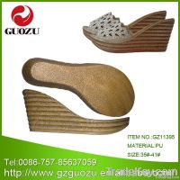 women wedge fashion sandal pu sole