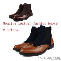 Wholesale new men's genuine leather shoes  high shoes men boots