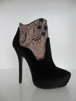 Amazing Wedding lace Ladies Leather boots/Shoe 2014 Wholesale high heel