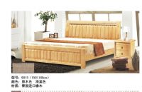 home furniture bedroom furniture oak solid wood bedroom set bed beside cabinet   mattress