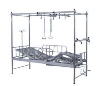 Three Department of orthopedics beds stainless steel rolling