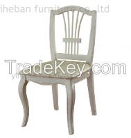 European-style solid wood dining chair(with arm chair)