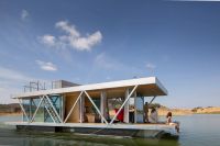 Aluminum Party Home Boat Floating Water Glass House Pontoon Boat Water House Boat Prefab House Mobile Home Houseboat