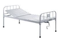 single crank manual hosp bed Electrical Hospital Beds  Hosp Bed  Metal automatic medical Hospital Beds Medical Equipment flat bed