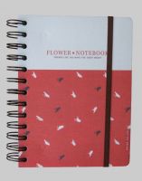 Spiral notebook with elastic band&wrap