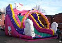 hot hello-kitty cheap inflatable slide for sale