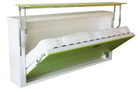 Single Space Saving  Wall Bed With Computer Table