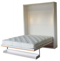 Double Space Saving Wall Bed With Bookshelf