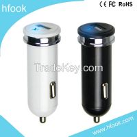 OEM orders accepted one put out 5V 2.1A USB Car Charger meet CE,ROHS FCC