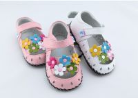 Freycoo Genuine Leather Baby Girls Soft Sole Sandals1088