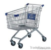 100L European Style Supermarket Shopping Trolley