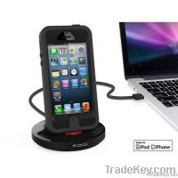 Rugged Case Compatible Sync & Charge Dock for iPhone 5 / iPhone 5s / i