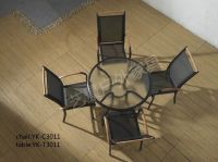 outdoor furniture chair and table