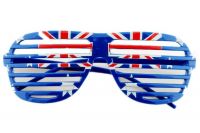 Party Halloween Novelty Football Fans Christmas Sun glasses UK flags shutter sunglasses with flags