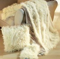 Faux Fur/PV plush Blanket/cushion