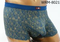 men's  PRINTED boxer brief underwear