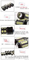 1156/P21W 12w BLACK BLADE 360 DEGREE LIGHTING LED BACK UP LIGHT