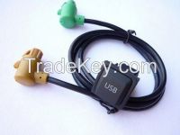 USB Adapter Cable + Switch For Volkswagen Golf RCD510 RCD310