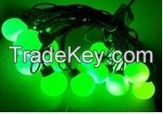 4cm large bulb string lights -Green