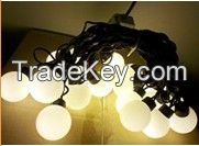 4cm large bulb string lights -warm white
