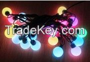 4cm large bulb string lights --RGB