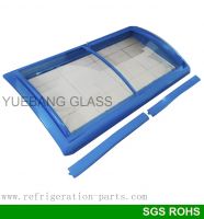 Curved glass door for chest freezer parts