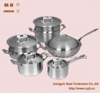 12pcs Classic 18/10 Stainless Steel Cookware Set