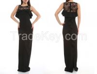 long maxi elegant evening dresses made in Turkey