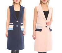 Sleeveless Long Ladies Jackets