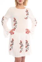 New Season 2017 Spring Summer Long Sleeve Women Dresses With Embroidery