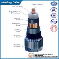voltage up to 35KV underground XLPE copper armoured Power cable