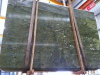 large supply various sizes  Ming Green marble slabs from perfect stone