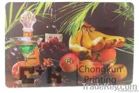 3D lenticular PET placemat with fresh fruieco-friendly high-qualitey