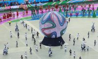  2014 Brazil World Cup Spherical Screen LED Screen in soft display