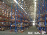 warehouse racking, pallet, container