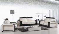 Modern Real Leather Sofa Set 